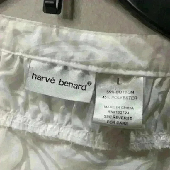 Harve Benard szL White Summer Blouse - Picture 2 of 9